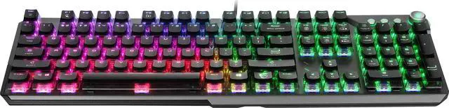Alt view image 16 of 20 - MSI Vigor GK71 Sonic AM Mechanical RGB Gaming Keyboard with MSI Sonic Blue Switches