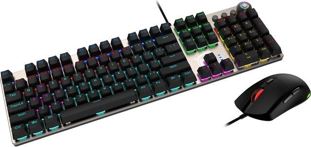 Alt view image 2 of 7 - MSI Forge GK310 Mechanical Gaming Keyboard & Mouse Combo w/ Magnetic Cover - Hot Swappable Mechanical Red Switches, RGB, Ergonomic, Anti-GHOSTING, Angle-Adjustable