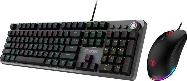 Alt view image 3 of 7 - MSI Forge GK310 Mechanical Gaming Keyboard & Mouse Combo w/ Magnetic Cover - Hot Swappable Mechanical Red Switches, RGB, Ergonomic, Anti-GHOSTING, Angle-Adjustable