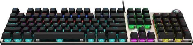 Alt view image 4 of 9 - MSI Forge GK310 Mechanical Gaming Keyboard w/ Magnetic Cover - Hot Swappable Mechanical Red Switches, RGB, Ergonomic, Anti-GHOSTING, Angle-Adjustable