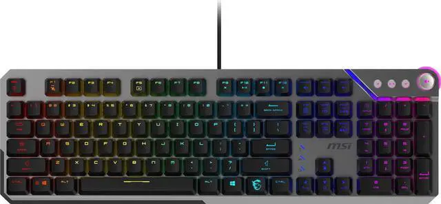 Main image of MSI Strike 600 RGB Mechanical Gaming Keyboard - Silent Switches