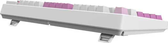 Alt view image 5 of 12 - MSI Forge GK600 TKL Wireless VIOLET  Gaming Keyboard - Mechanical Linear Switches, Dye-Sublimated PBT Keycaps, Anti-Slip Base, RGB, USB 2.0, Bluetooth, 2.4 GHz