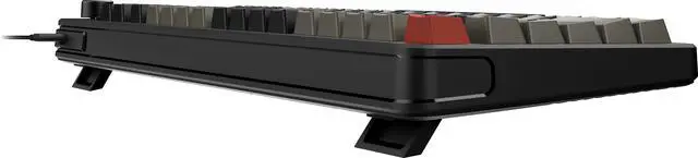 Alt view image 5 of 10 - MSI Forge GK110 Gaming Keyboard - Membrane Switches, 96% Compact Full-Size, 1.5m USB-A to C (detachable) Cable