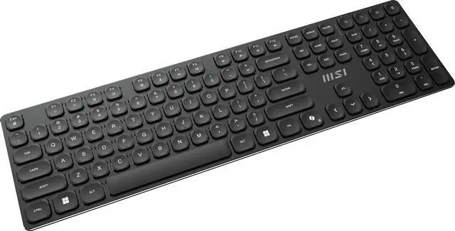 Alt view image 5 of 9 - MSI Forge K210 Wireless Keyboard & Mouse Combo - Low Profile, Tactile, up to 120 Hours Battery(Keyboard) & 30 Hours(mouse) - Black