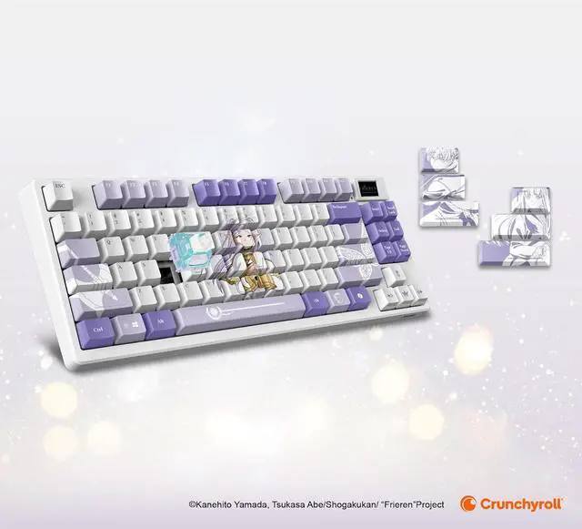 Alt view image 2 of 13 - MSI Gaming Gear Bundle FRIEREN Edition, Wireless Mouse and Keyboard, Mechanical Linear Switches, TKL, Long-Range 2.4Ghz Wireless, Rechargable Power, Optical Sensor, 26000 DPI