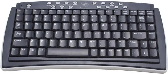 Alt view image 2 of 4 - Gyration GO PRO 2.4 Optical Air Mouse and Compact Keyboard GP6105CKM 88 Normal Keys 15 Function Keys RF Wireless Mini Suite