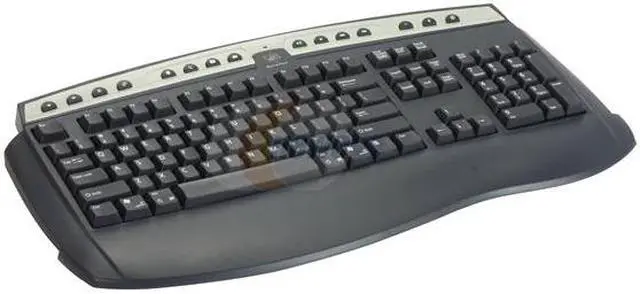 Main image of Gyration GYAM1100FKUS Black 104 Normal Keys 15 Function Keys RF Wireless Standard GO 2.4 Series Full Size Keyboard - OEM