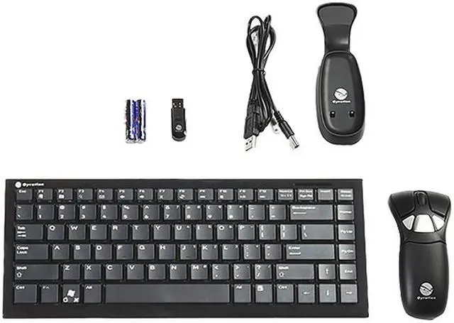 Alt view image 4 of 4 - Gyration GYM1100CKNA 2.4GHz RF Air Mouse GO Plus w/MotionSense and Compact Keyboard Suite