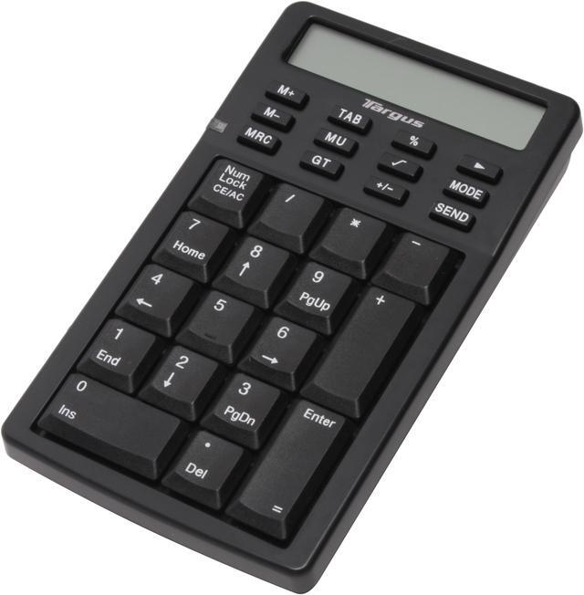 Main image of Targus PAUK001U Gray 17 Normal Keys USB Wired Mini Retractable Calculator/ Keypad