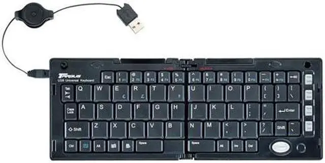 Main image of Targus PA875U01X Black 68 Normal Keys USB Mini Foldable Keyboard