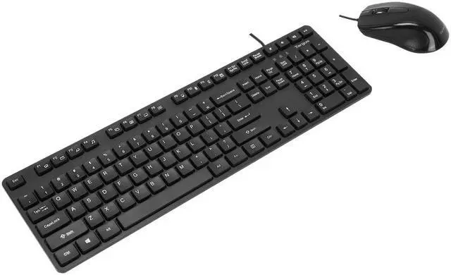 Alt view image 2 of 11 - Targus BUS0067 Corporate HID Keyboard and Mouse - USB Wired Keyboard - 104 Key - Black - USB Mouse - Optical - 3 Button - Scroll Wheel - QWERTY - Black