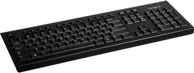 Alt view image 2 of 7 - Targus USB Wired Keyboard - Cable Connectivity - USB Interface - 104 Key - QWERTY Layout - PC, Mac - Black
