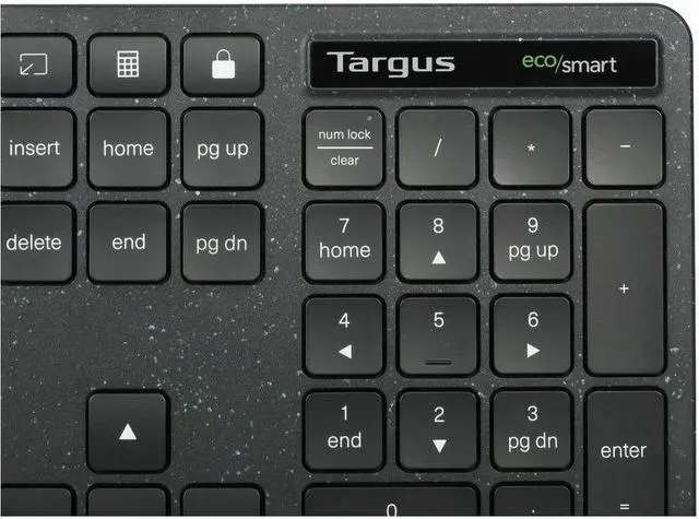 Alt view image 4 of 14 - Targus Full-Size Wired EcoSmart Keyboard