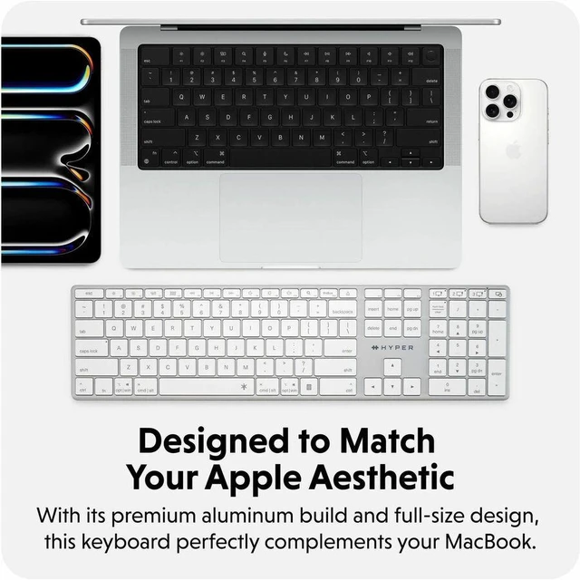 Alt view image 4 of 4 - Targus HyperSpace Bluetooth Wireless Keyboard - HS2310US