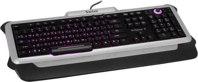 Alt view image 3 of 6 - Saitek Eclipse II Illuminated Keyboard