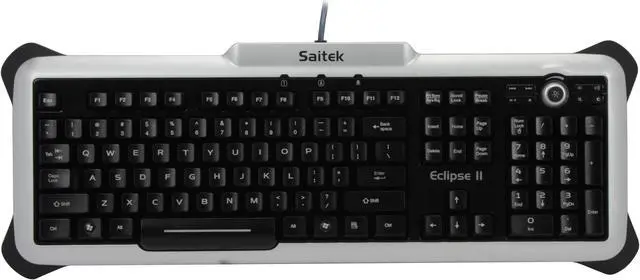 Alt view image 4 of 6 - Saitek Eclipse II Illuminated Keyboard