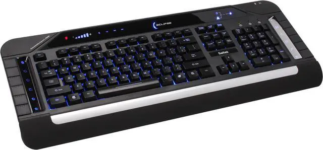 Alt view image 2 of 9 - Mad Catz Eclipse III Black 104 Normal Keys USB Wired Standard Backlit Multimedia Keyboard