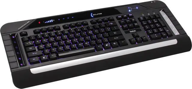Alt view image 3 of 9 - Mad Catz Eclipse III Black 104 Normal Keys USB Wired Standard Backlit Multimedia Keyboard