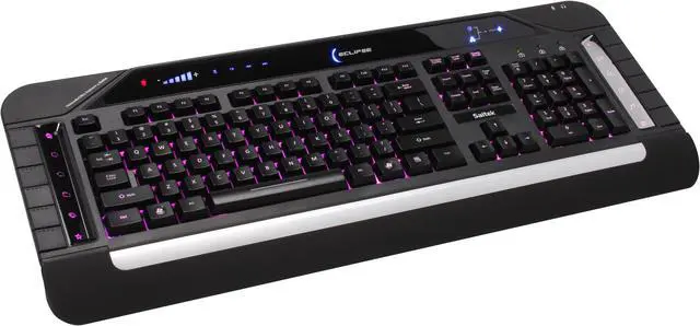 Alt view image 4 of 9 - Mad Catz Eclipse III Black 104 Normal Keys USB Wired Standard Backlit Multimedia Keyboard