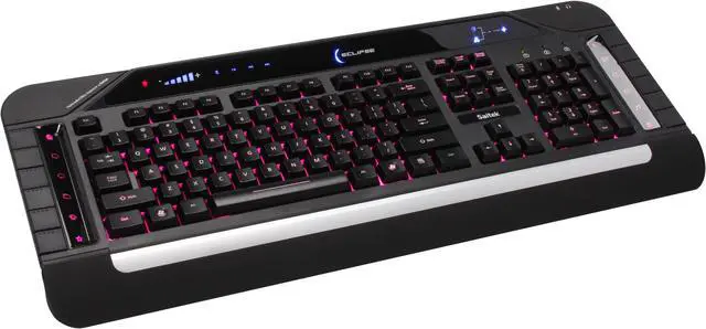 Alt view image 5 of 9 - Mad Catz Eclipse III Black 104 Normal Keys USB Wired Standard Backlit Multimedia Keyboard