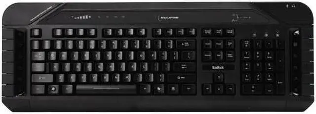 Alt view image 6 of 9 - Mad Catz Eclipse III Black 104 Normal Keys USB Wired Standard Backlit Multimedia Keyboard