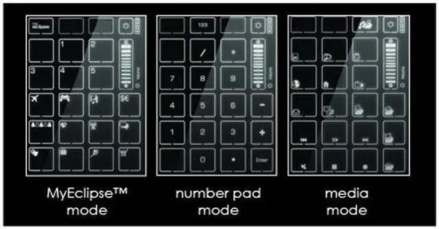 Alt view image 3 of 3 - Saitek ECB43002N002/06/1 Black USB Wired Slim Eclipse Lite-touch Keyboard