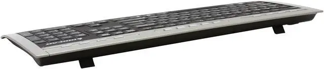 Alt view image 8 of 17 - IOGEAR GKM541RA Silver/Black 104 Normal Keys 13 Function Keys RF Wireless Slim Keyboard & Mouse Combo