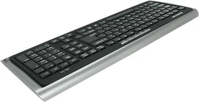 Alt view image 3 of 7 - IOGEAR GKM551R Black 105 Normal Keys 4 Function Keys 2.4GHz Wireless Slim Media Center Desktop