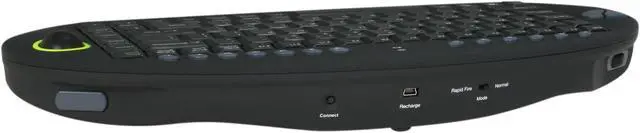 Alt view image 3 of 4 - IOGEAR GKM581R Black 13 Function Keys USB RF Wireless On-Lap Keyboard with Optical Trackball and Scroll Wheel