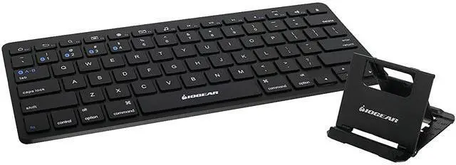 Main image of IOGEAR GKB632B Black Bluetooth Wireless Slim Keyboard
