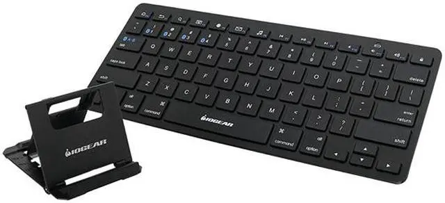 Alt view image 2 of 6 - IOGEAR GKB632B Black Bluetooth Wireless Slim Keyboard