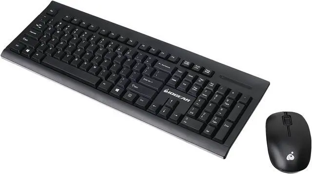 Alt view image 3 of 6 - IOGEAR Long Range 2.4 GHz Wireless Keyboard and Mouse Combo GKM552RB Wireless Keyboard