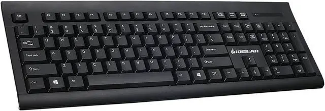 Alt view image 4 of 6 - IOGEAR Long Range 2.4 GHz Wireless Keyboard and Mouse Combo GKM552RB Wireless Keyboard