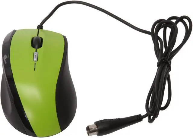Alt view image 13 of 13 - ATOP ACM-101GB Green/Black 107 Normal Keys PS/2 Standard Matching color Keyboard and mouse combo set - OEM