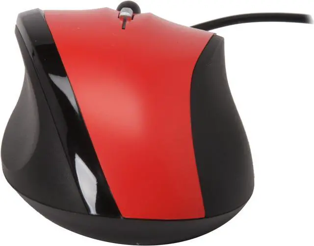 Alt view image 7 of 9 - ATOP ACM-101RB Red/Black 107 Normal Keys PS/2 Standard Matching color Keyboard and mouse combo set - OEM