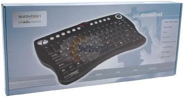 Alt view image 3 of 3 - auravision SN502-02 Black 88 Normal Keys 12 Function Keys RF Wireless Mini keyboard