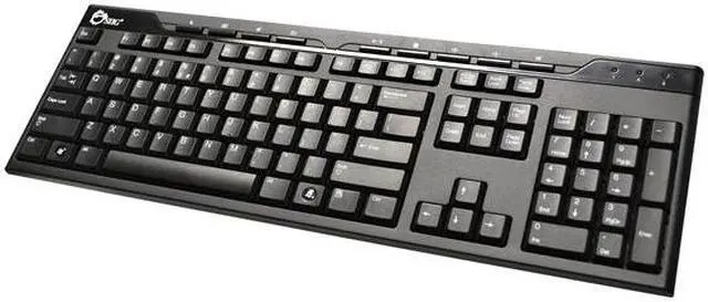 Main image of SIIG JK-US0212-S1 Black 104 Normal Keys USB Streamline Low Profile Multimedia Keyboard