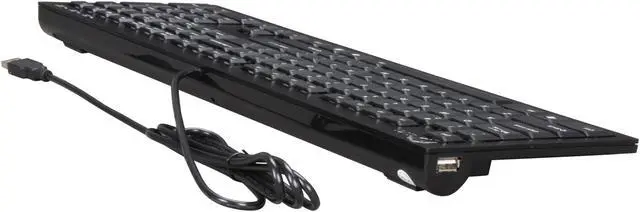 Alt view image 4 of 5 - SIIG JK-US0412-S1 USB See Details Slim Aluminum Keyboard with Hub