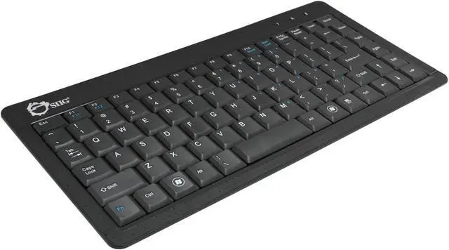 Main image of SIIG JK-US0512-S1 Black 87 Normal Keys USB Wired Mini Keyboard