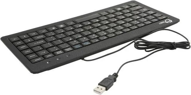 Alt view image 3 of 4 - SIIG JK-US0512-S1 Black 87 Normal Keys USB Wired Mini Keyboard
