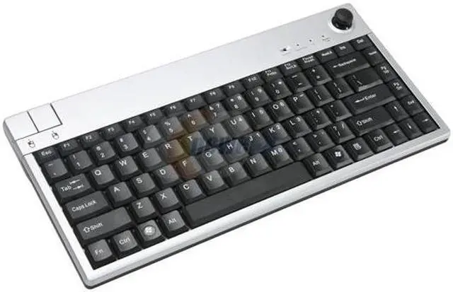 Alt view image 2 of 5 - ione KBP20 Silver & Black 87 Normal Keys RF Wireless Ultra slim size design Keyboard