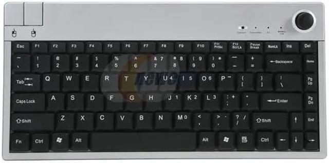 Alt view image 3 of 5 - ione KBP20 Silver & Black 87 Normal Keys RF Wireless Ultra slim size design Keyboard