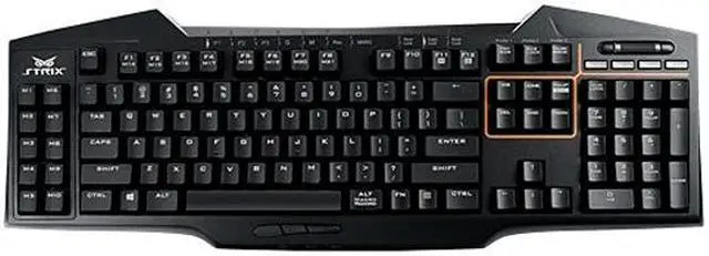 Alt view image 4 of 7 - ASUS STRIX TACTIC PRO Gaming Keyboard with Cherry MX Brown Switches