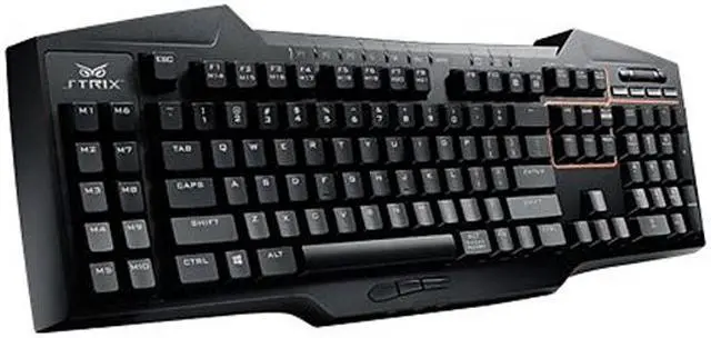 Alt view image 2 of 7 - ASUS STRIX TACTIC PRO Gaming Keyboard with Cherry MX Brown Switches