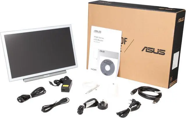 Alt view image 9 of 9 - ASUS PT201Q White 19.5" USB Capacitive 19.5" Touch Display w/t Pen Digitizer 250 cd/m2 3000:1 Built-in Speakers