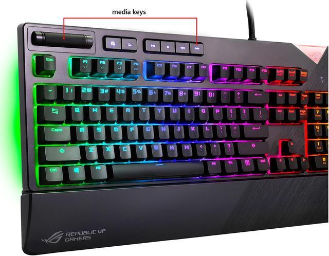ASUS ROG Strix Flare Aura Sync RGB Mechanical Gaming Keyboard with