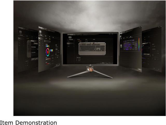 Alt view image 8 of 9 - ASUS TUF Gaming K5 Mechanical Membrane RGB Gaming Keyboard with Programmable Onboard Memory, Media Controls and Aura Sync RGB Lighting