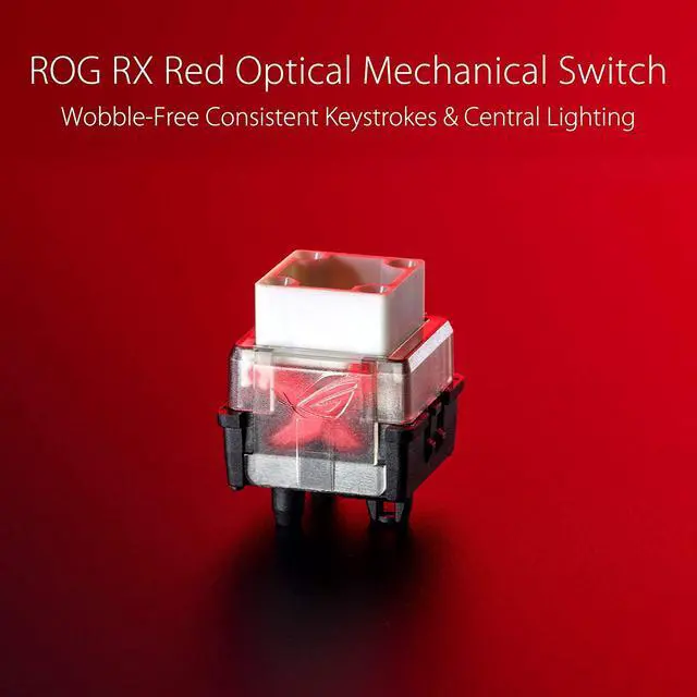 Alt view image 5 of 12 - ASUS XA05 ROG Strix Scope RX/RD/US Mechanical Gaming Keyboard with ROG RX Red Optical Mechanical Switch