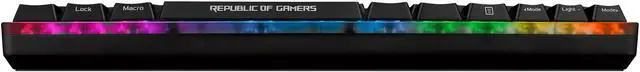 Alt view image 8 of 10 - ASUS ROG Falchion NX 65% Wireless RGB Mechanical Gaming Keyboard - ROG NX Red Linear Switches, PBT Doubleshot Keycaps, Wired / 2.4G Hz, Touch Panel, Keyboard Cover Case, Macro Support - Black