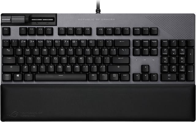 Alt view image 5 of 10 - ASUS XA07 ROG Strix Flare II Animate 100% RGB Gaming Keyboard with Hot-swappable ROG NX Red Linear and Swift Switches